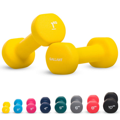 Neoprene Dumbbells Weights Pair Exercise Iron Hand Set Home Gym Fitness Aerobic